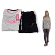 Pigiama Donna Papalina Dubai PDM 462 in Caldo Cotone – Manica e Pantalone Lungo