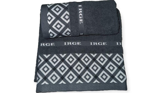 Set Asciugamani Irge Samira 1+1 – 100% Spugna di Cotone – 420 g/mq