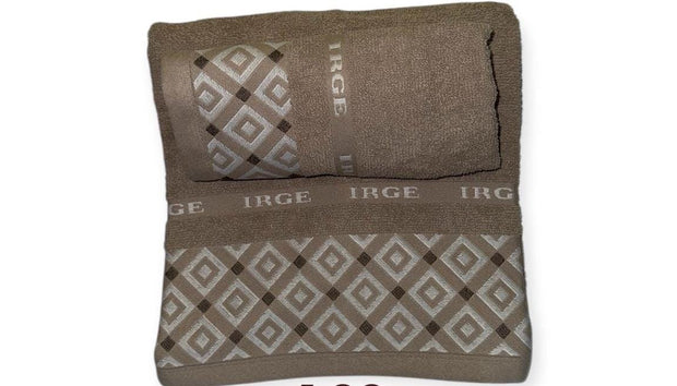 Set Asciugamani Irge Samira 1+1 – 100% Spugna di Cotone – 420 g/mq