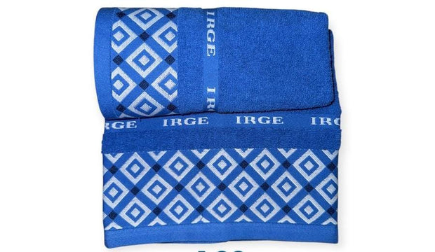 Set Asciugamani Irge Samira 1+1 – 100% Spugna di Cotone – 420 g/mq