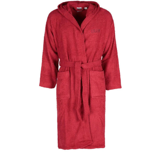 Accappatoio IRGE con Cappuccio in Spugna 100% Cotone – Tinta Unita – Uomo/Donna Unisex