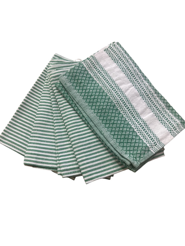 Set 5 Strofinacci Francy Home – Tinto in Filo “Sale e Pepe”, 100% Cotone, 45x65 cm