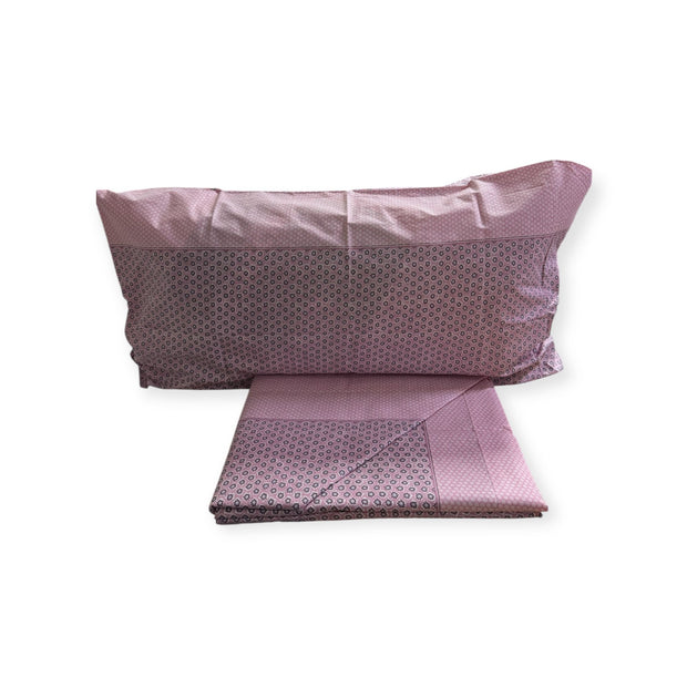 Completo Lenzuola Singolo Angel’s Collection Linea Favola Haumea – 100% Cotone