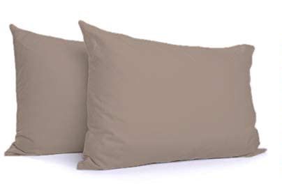 Coppia Federe Irge in Puro Cotone Tinta Unita – 50x80 cm