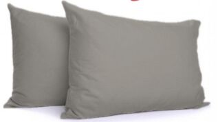 Coppia Federe Irge in Puro Cotone Tinta Unita – 50x80 cm