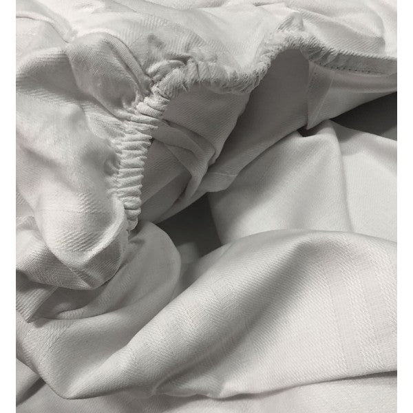 Coprimaterasso Matrimoniale Papalina con Angoli Elasticizzati – Cotone e Poliestere Rigato Fasciato 180x200+25 cm