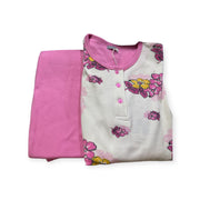 Pigiama Donna Vanuè Flowers – 100% Caldo Cotone con Motivi Floreali