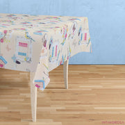 Tovaglia Antimacchia e Idrorepellente Preziosa Angels Home – 24 Posti 140x450 cm – Design Colorato