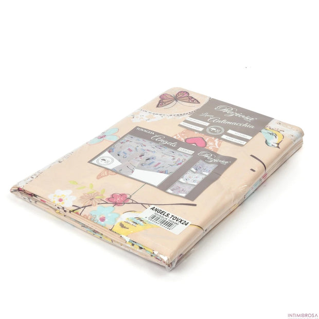 Tovaglia Antimacchia e Idrorepellente Preziosa Angels Home – 24 Posti 140x450 cm – Design Colorato