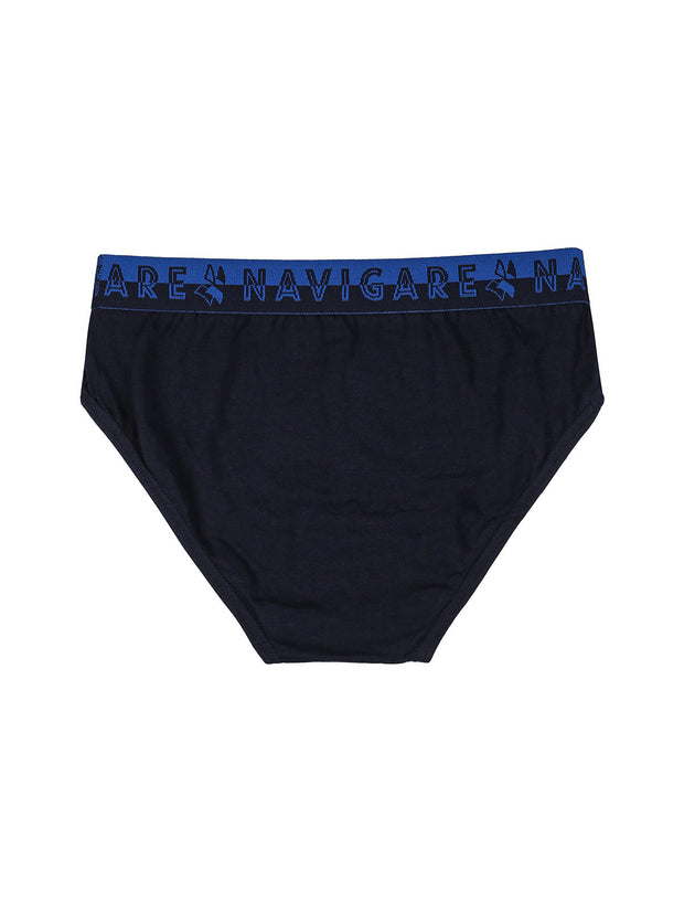 Slip Uomo Navigare in Cotone Jersey – Vestibilità Regolare con Elastico Brandizzato