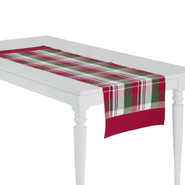 Runner Preziosa Home Alaska – 40x140 cm in Twill di Cotone con Stampa Digitale Tartan