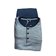 Pigiama Uomo Vanuè Leonard – 100% Caldo Cotone con Motivi Geometrici