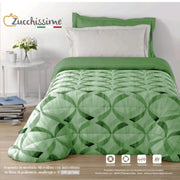 Trapunta Piumone Matrimoniale Zucchissime Mykonos – Microfibra Stampa Digitale 260x265 cm